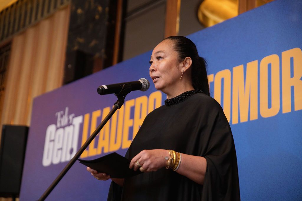 Tatler Malaysia managing director Geraldine Beh welcomed guests during her speech (Photo: Fady Younis)