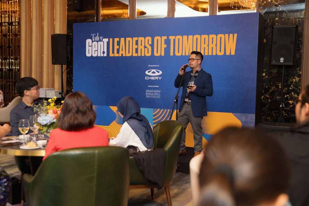 Gen.T editor for Malaysia Chong Jinn Xiung introduced the Gen.T brand and highlighted upcoming initiatives (Photo: Fady Younis)