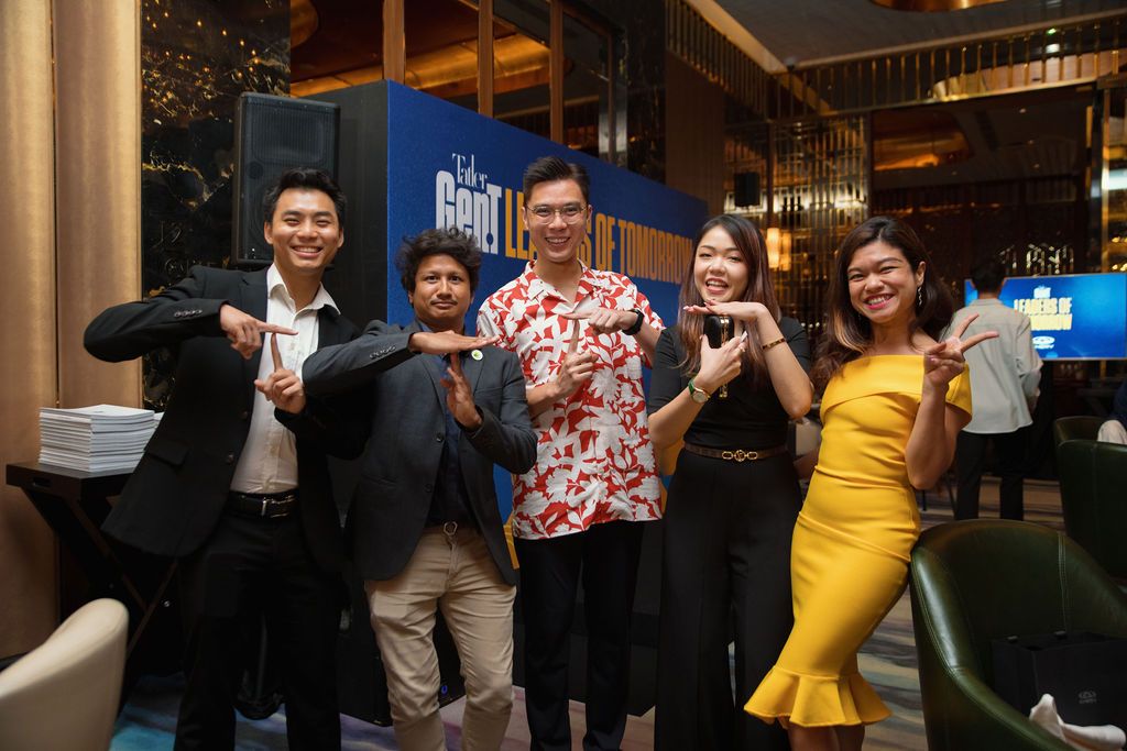 Max Han Kai Ding, Dzaeman Dzulkifli, Chor Chee Hoe, Yanni Ching Xin Yan and Khairun Nisa Zabidi (Photo: Fady Younis)