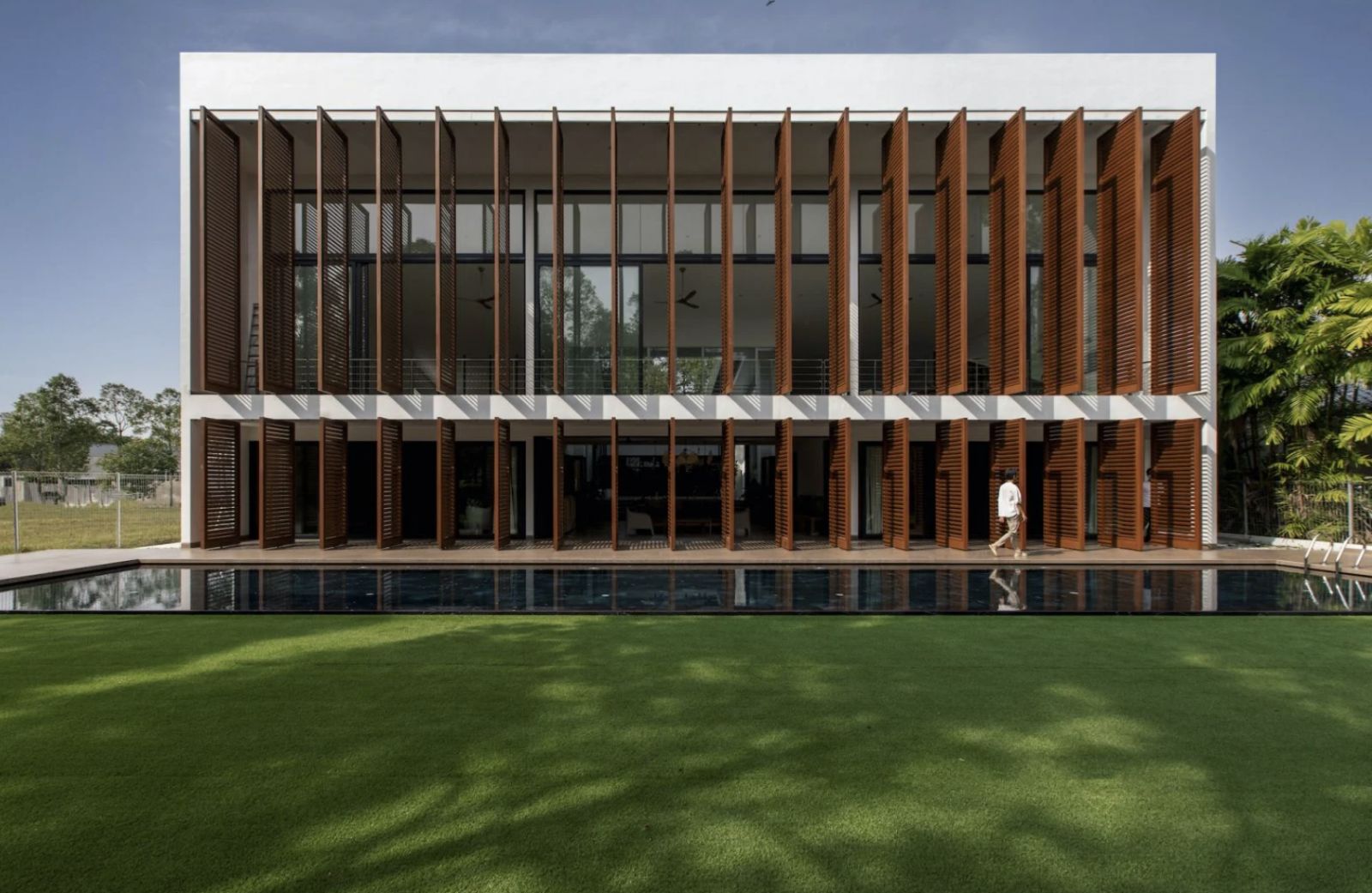 The large shutters are a defining architectural feature (Photo: Heartpatrick)
