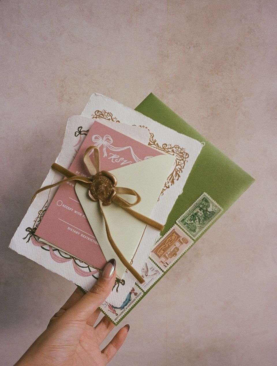 Gates Paper Co personalises each stationery set for every individual couple (Photo: Isabel Gates)