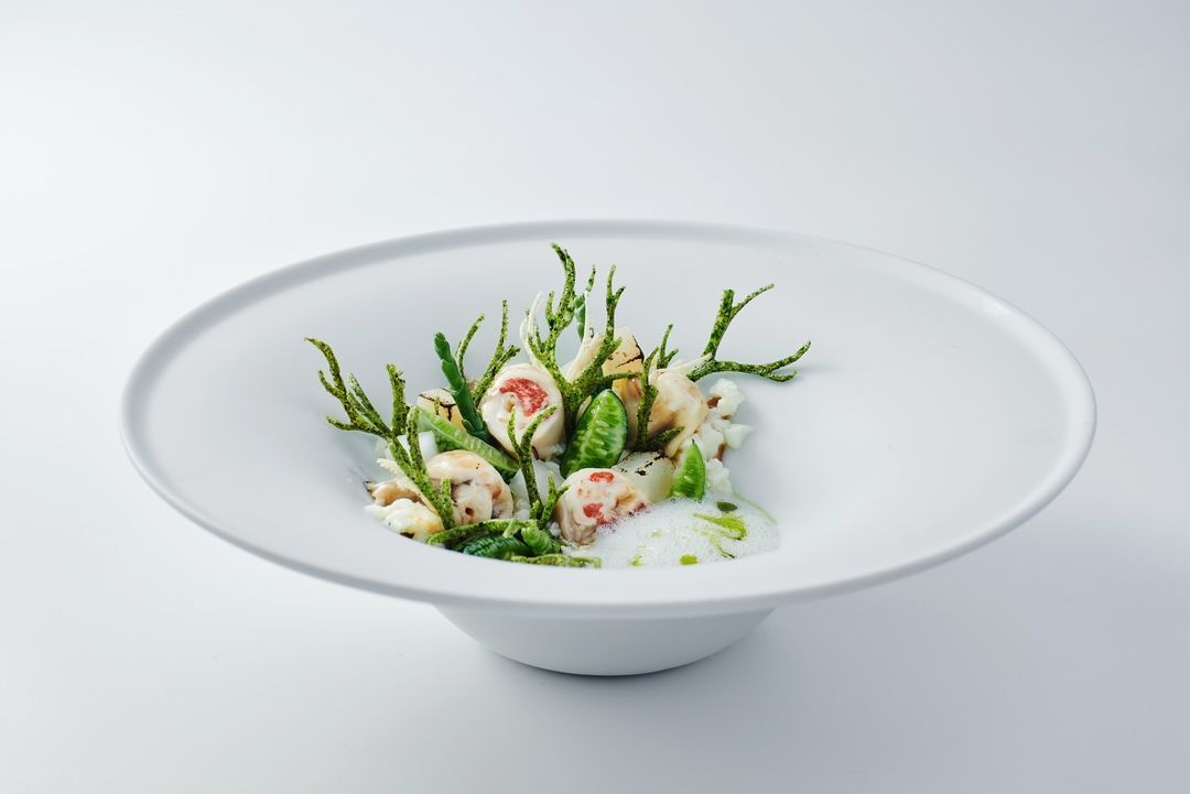 Potatoes, Irish oysters, vanilla, sour cream, and caraway (Photo: Instagram / @molina_kl)
