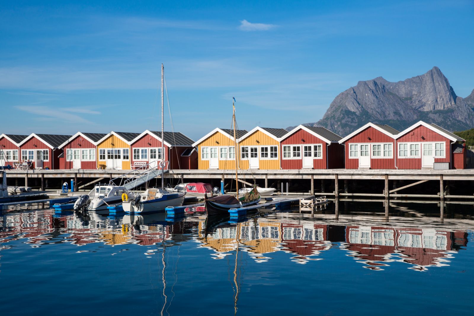 Traditional colourful houses Kjerringøy, Bodo, Norway. One of our alternative travel destinations. (Photo: Getty Images)