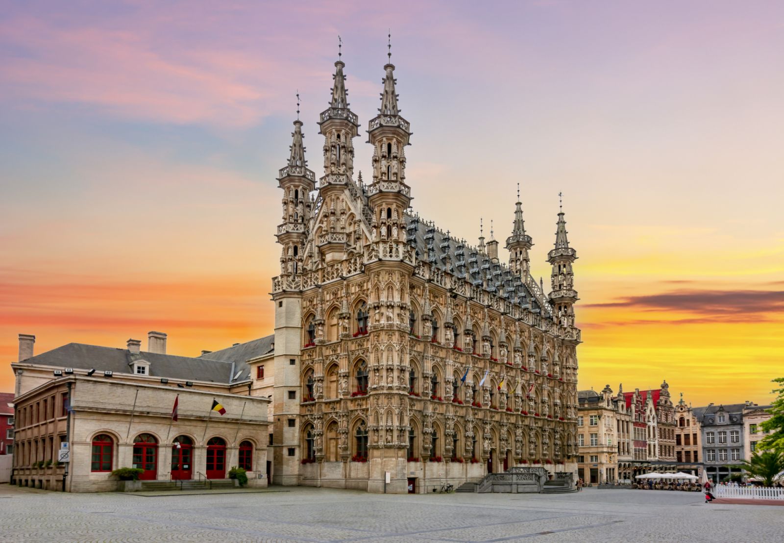 Town Hall in center of Leuven, Belgium is among our list of alternative travel destinations in Europe (Photo: Getty Images)