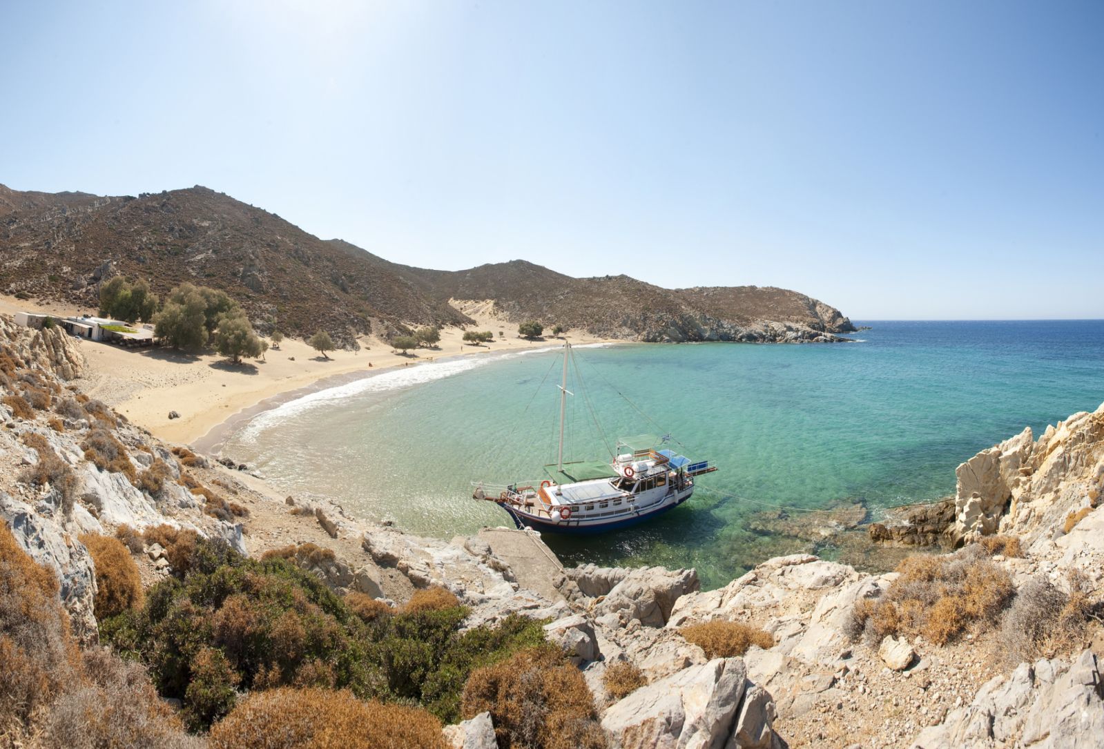 Psili Ammos in Patmos is a hidden paradise in Greece. It is also among our list of alternative travel destinations in Europe (Photo: Getty Images)