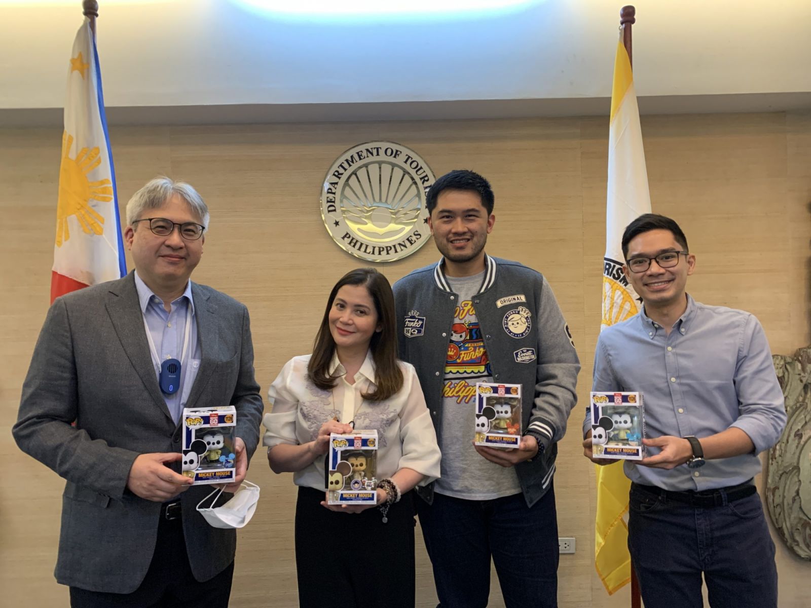 Department of Tourism presents Mickey Mouse in Barong Filipino funko pop (Photo: Department of Tourism)