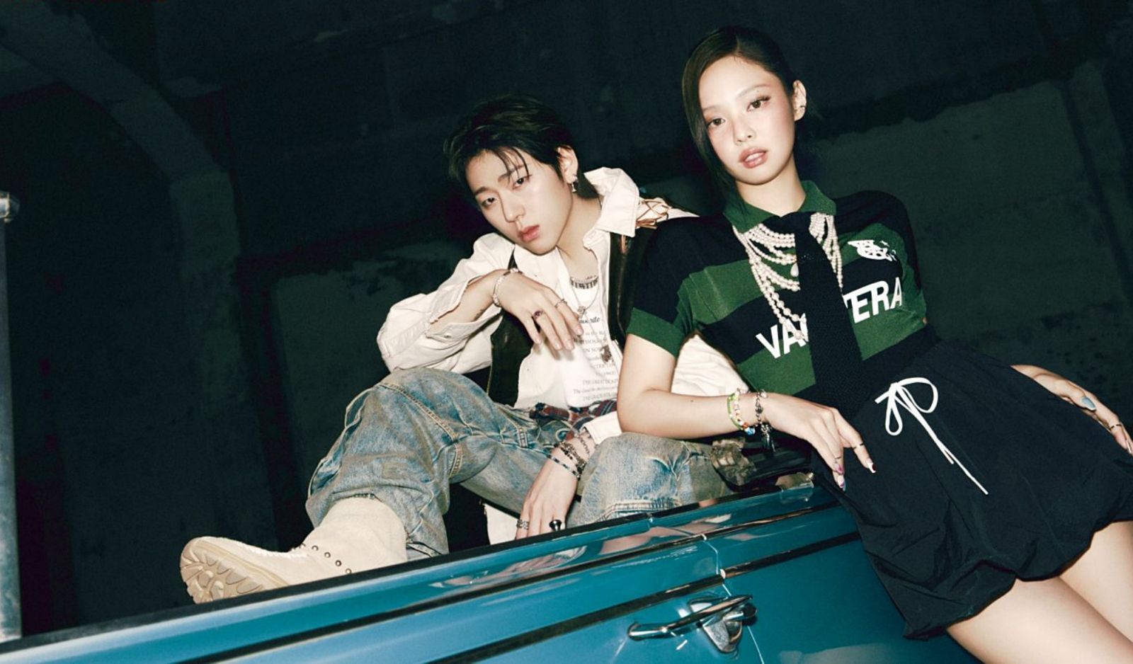 South Korean multifaceted artist Zico (Woo Ji-ho) and Blackpink’s Jennie (Jennie Kim) in a promotional shoot for their collaborative single, ‘Spot!’ (Photo: Instagram/@woozico0914)