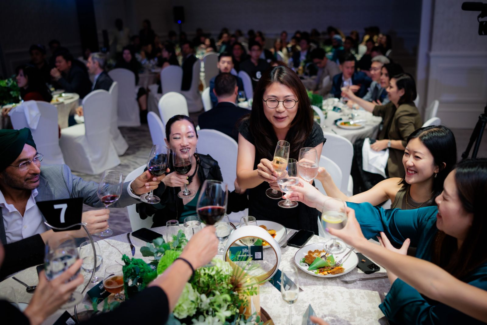 A toast to congratulate Park + Associates' win