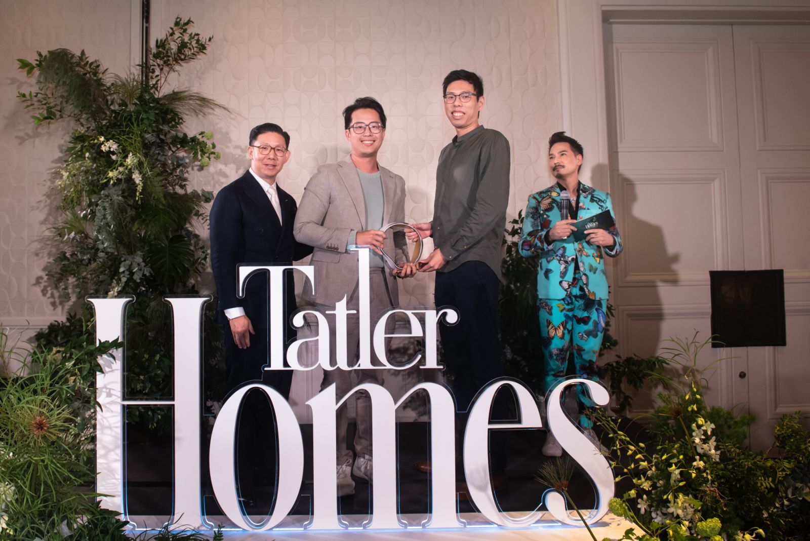 Chio Architects team accepting Best Adaptive Reuse award