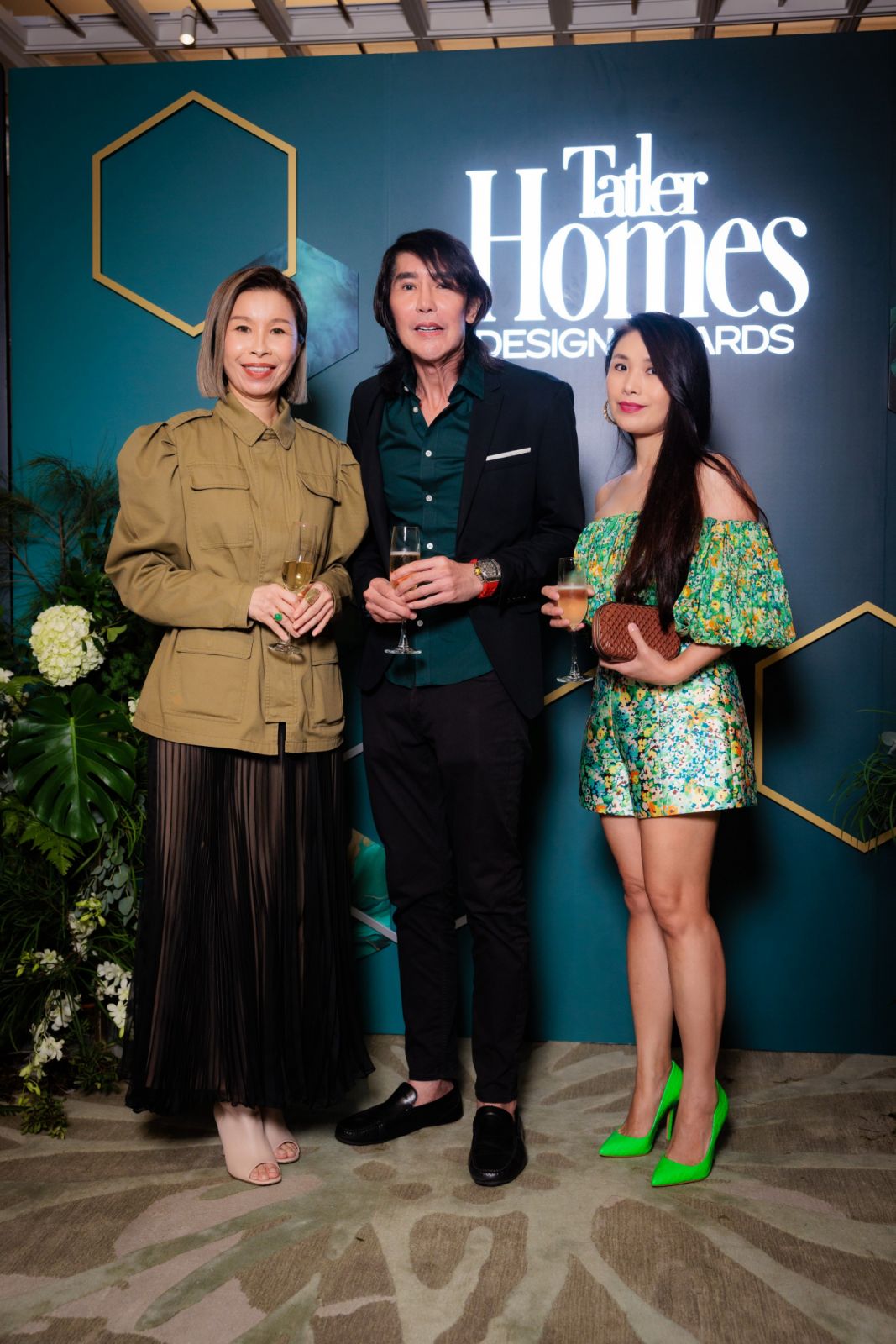 Stephanie Tay, Peter Tay and Rebecca Wang