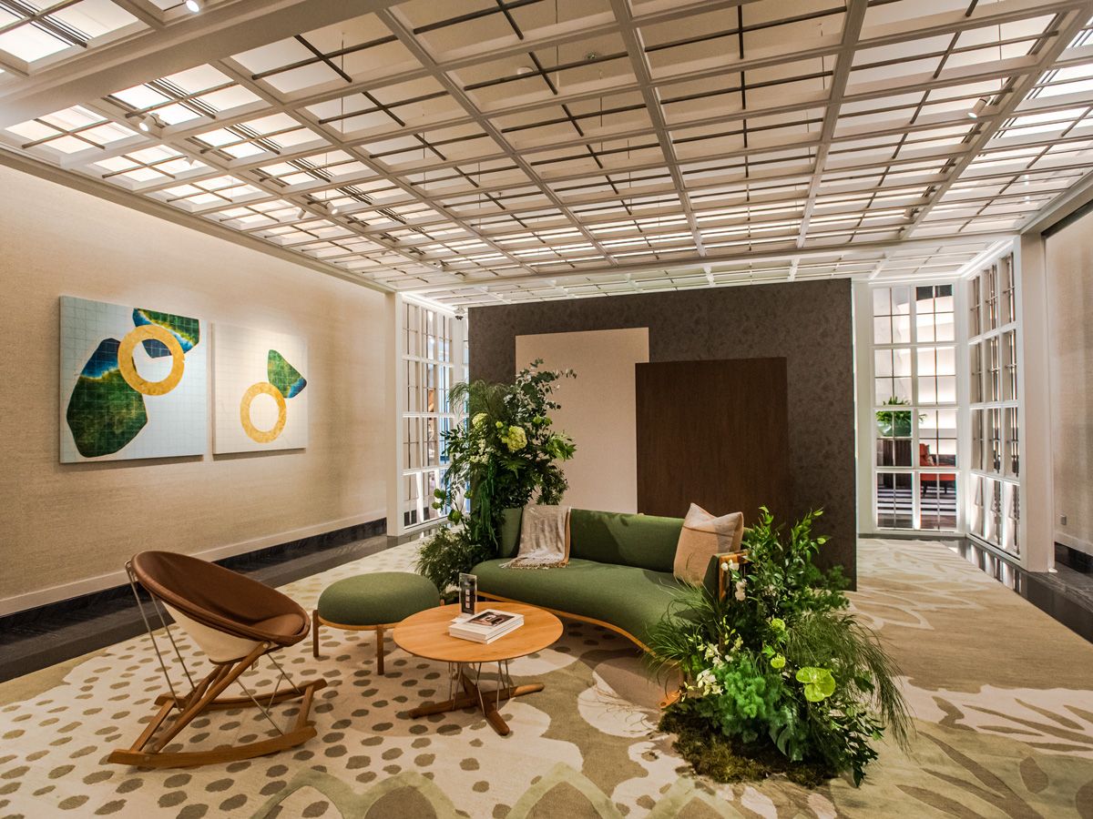 The lounge installation by Carl Hansen & Søn and Wonde Singapore