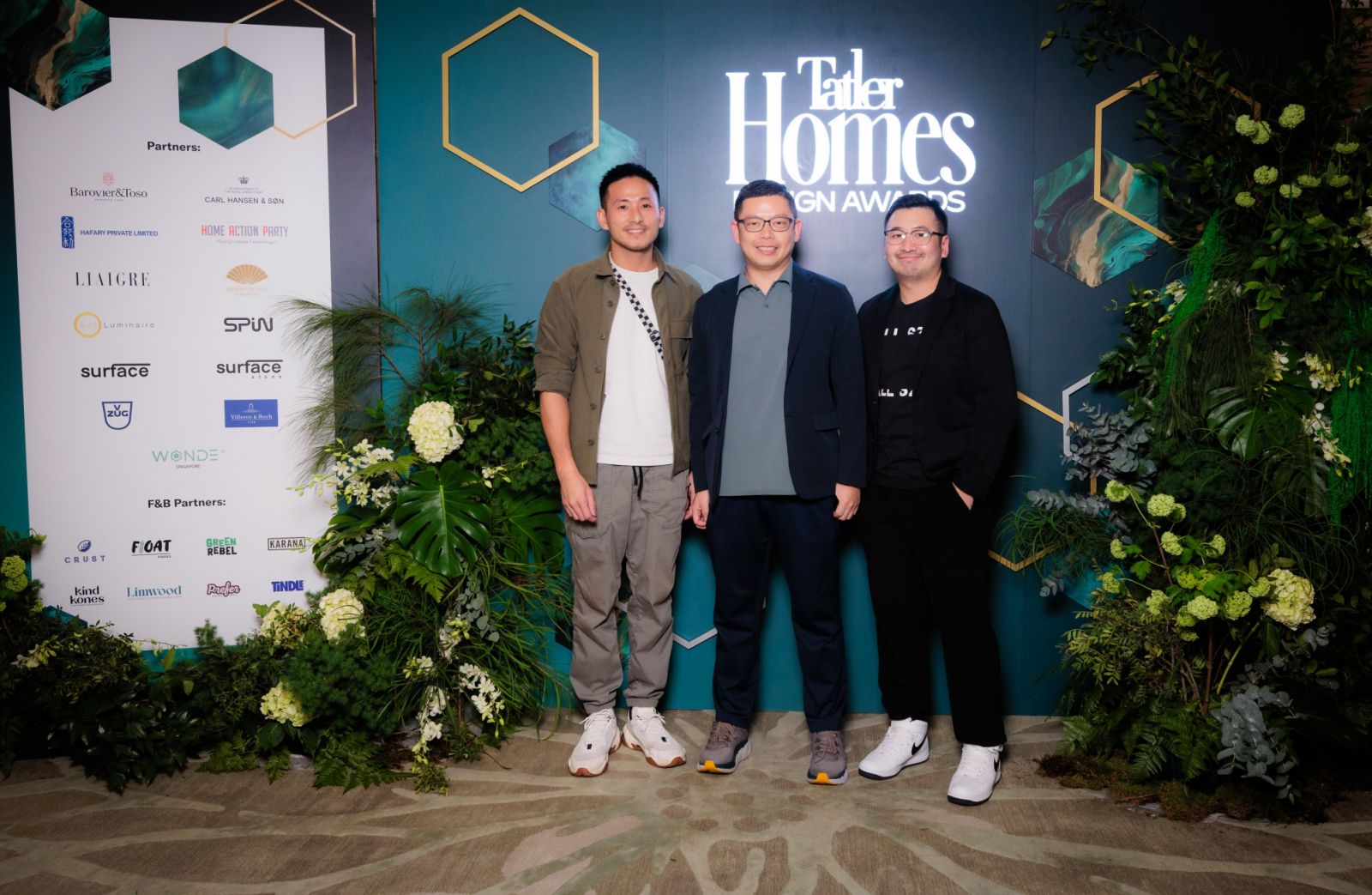 Yohn Ong, Jerald Tew and Darran Ong