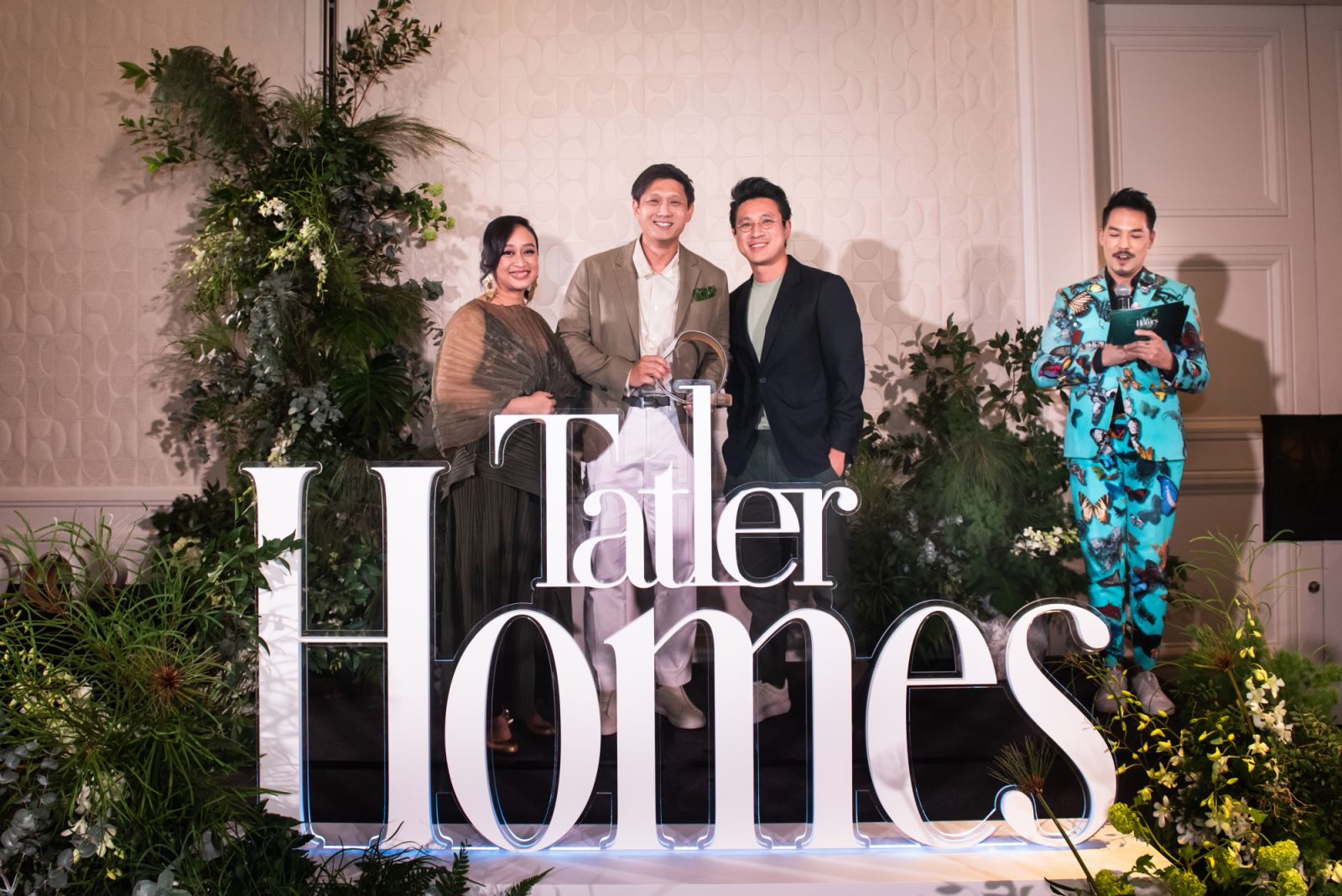 The Architology team accepting the Readers' Choice: Best Show Unit award