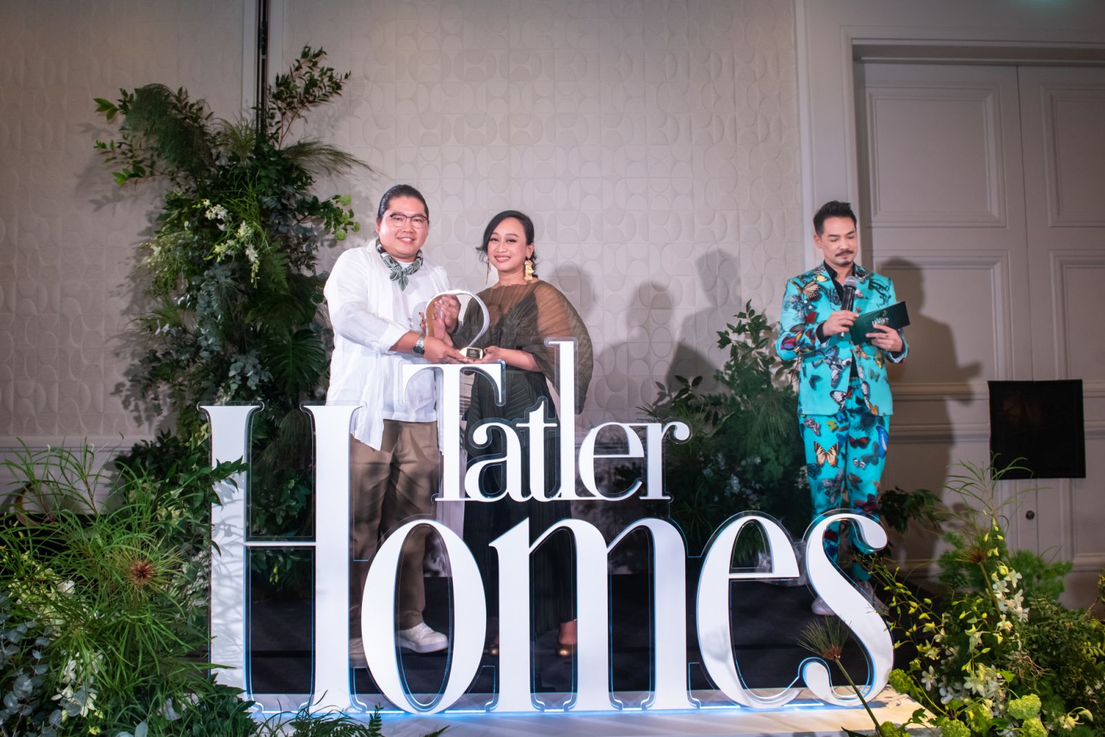 Mikael Teh accepting the award for Best Penthouse
