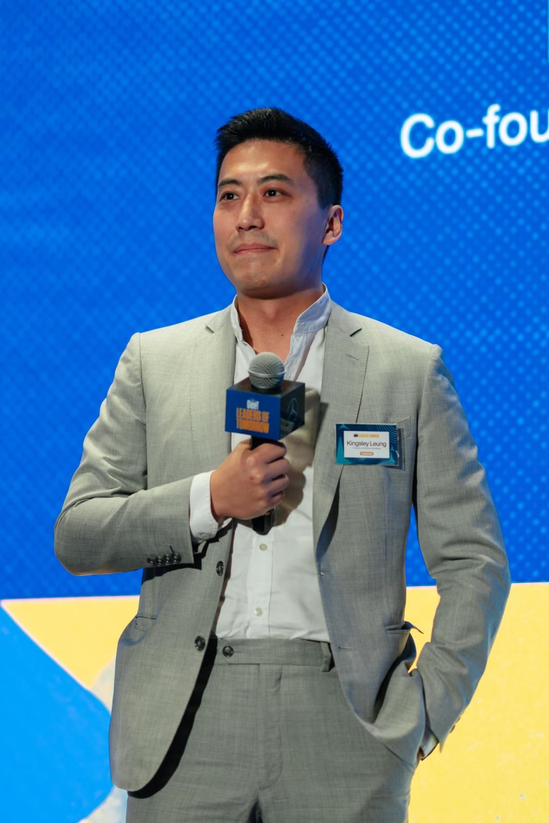 Kingsley Leung, the co-founder and chairman of Great Bay Bio, shared his experience in transforming ideas into outstanding products (Photo: Billy Chan)