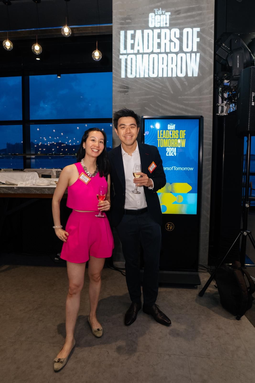 Serena Fan, the founder and executive director of Children’s Discovery Museum, and Vincent Siu, the founder and CEO of Press Start Academy, at the Gen.T Leaders of Tomorrow 2024 launch event (Photo: Billy Chan)
