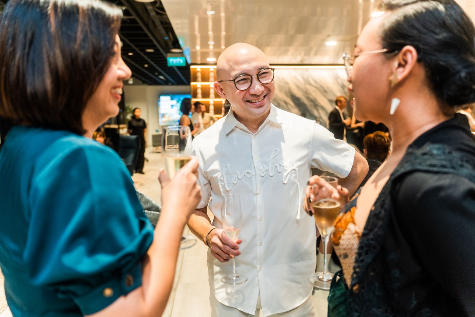 Christine Sipin, Asih Jenie and Andreas Sugianto