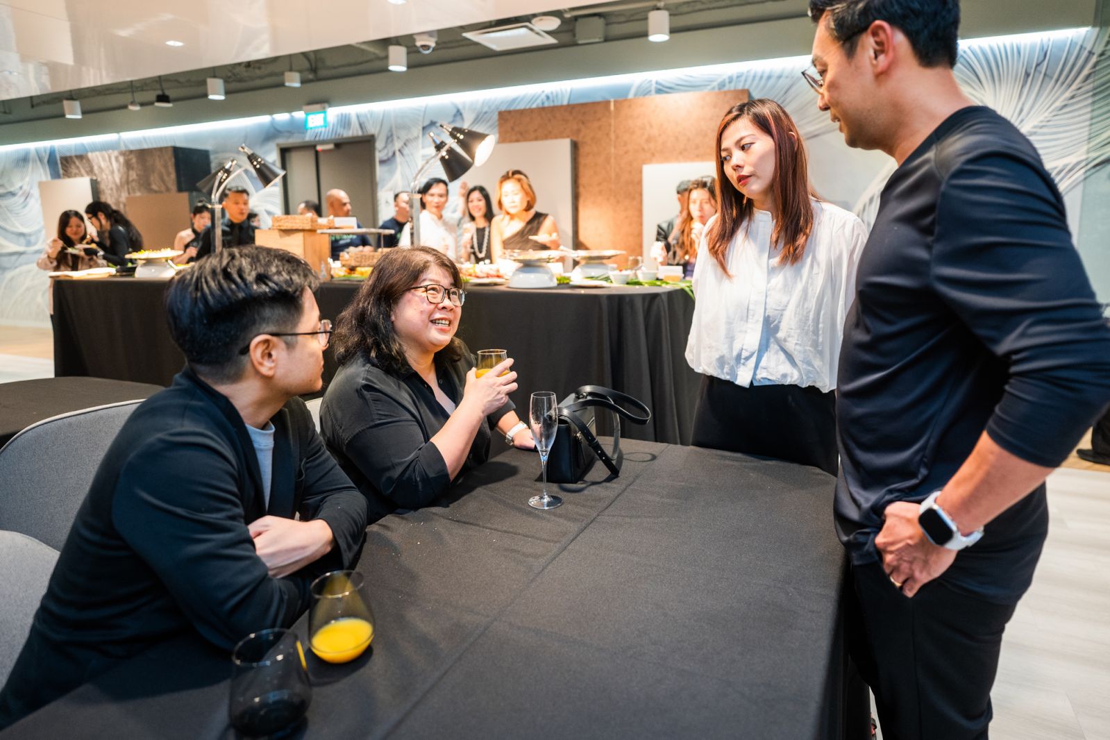 ?, Shermaine Ong from Mosh Interior, ? and ?