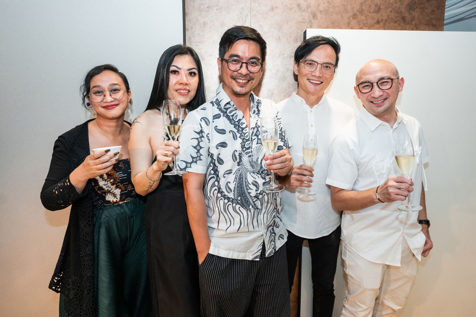 Asih Jenie, Martha Moesen, Kusnin Tan, Stanley Tham and Andreas Sugianto