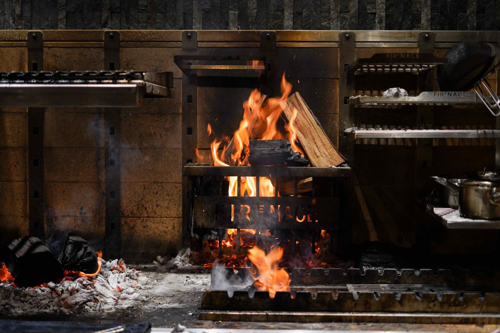 The custom-made Parilla Grill serves as a culinary playground (Photo: Kenny Hills Hospitality Group)