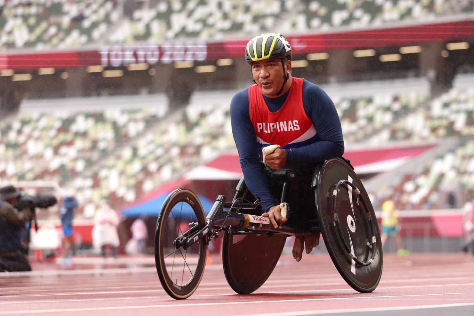 Jerrold Pete Mangliwan at the 2020 Tokyo Paralympic Games (Photo: Lintao Zhang/GettyImages)