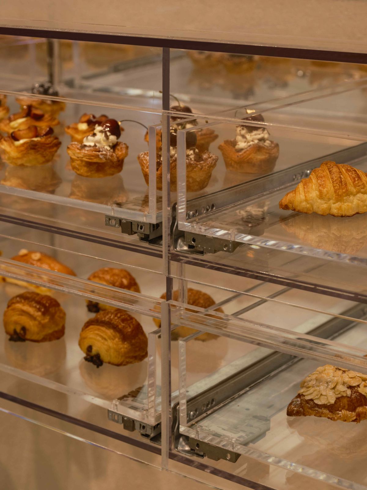 Christine's fresh, high quality pastries on display (Photo: TWJPTO)