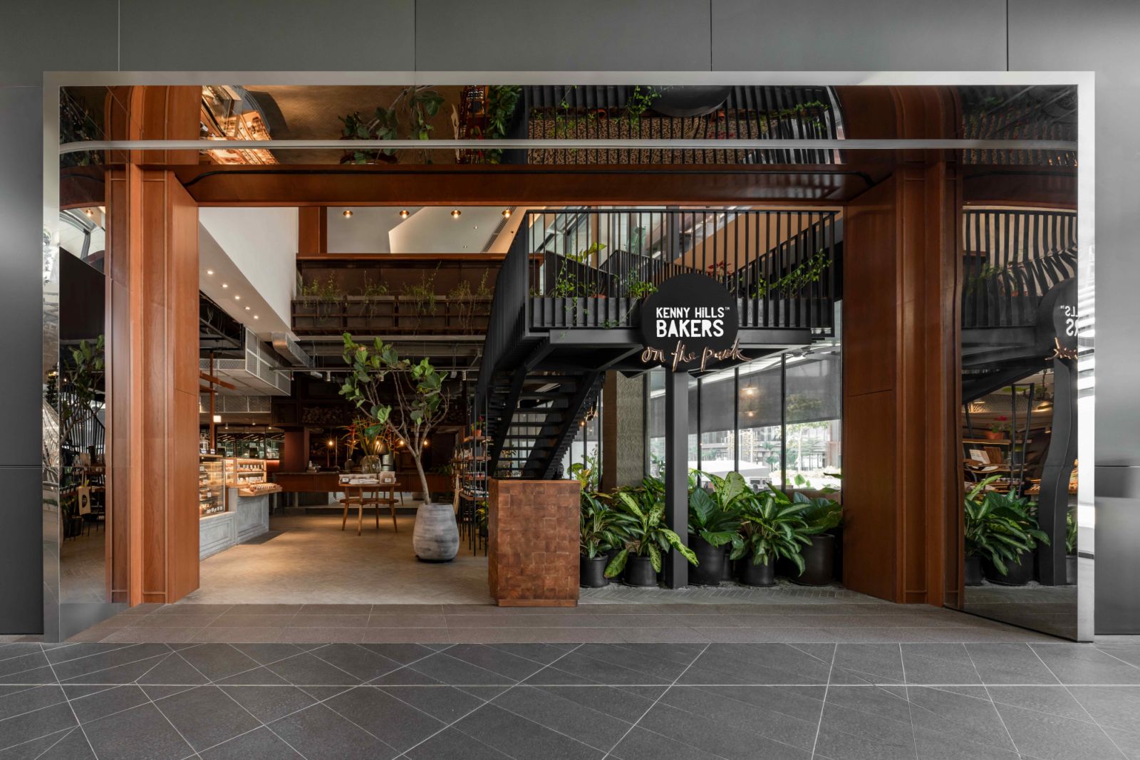 The semi-industrial Kenny Hills on the Park, designed by Studio Bikin Architects (Photo: David Yeow)
