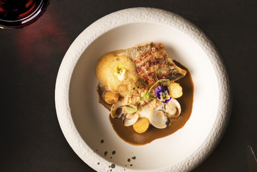 Roasted Sea Bass on Suquet