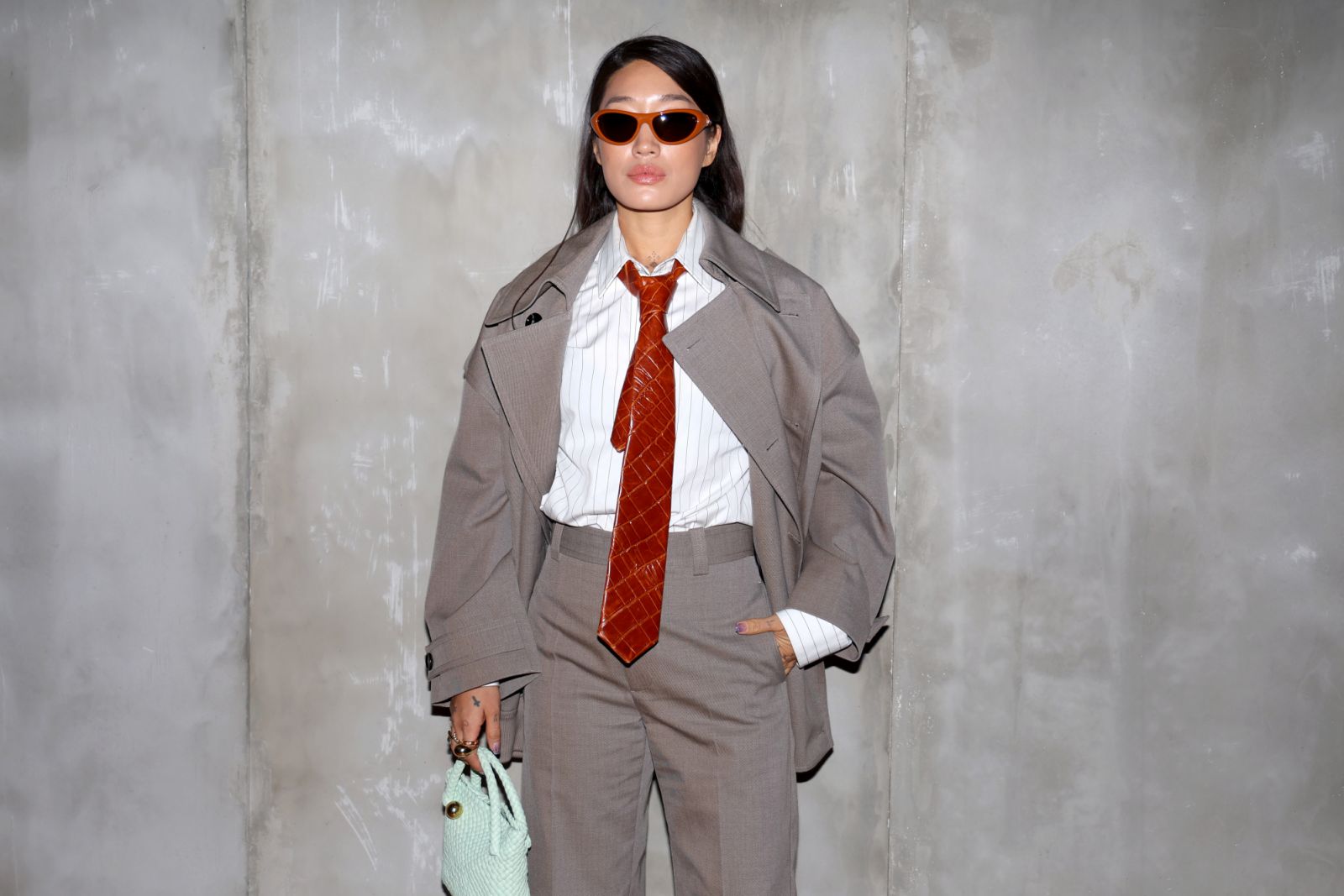 Peggy Gou attends the Bottega Veneta fashion show during the Milan Fashion Week Womenswear Fall/Winter 2024-2025 (Photo: Vittorio Zunino Celotto/Getty Images)