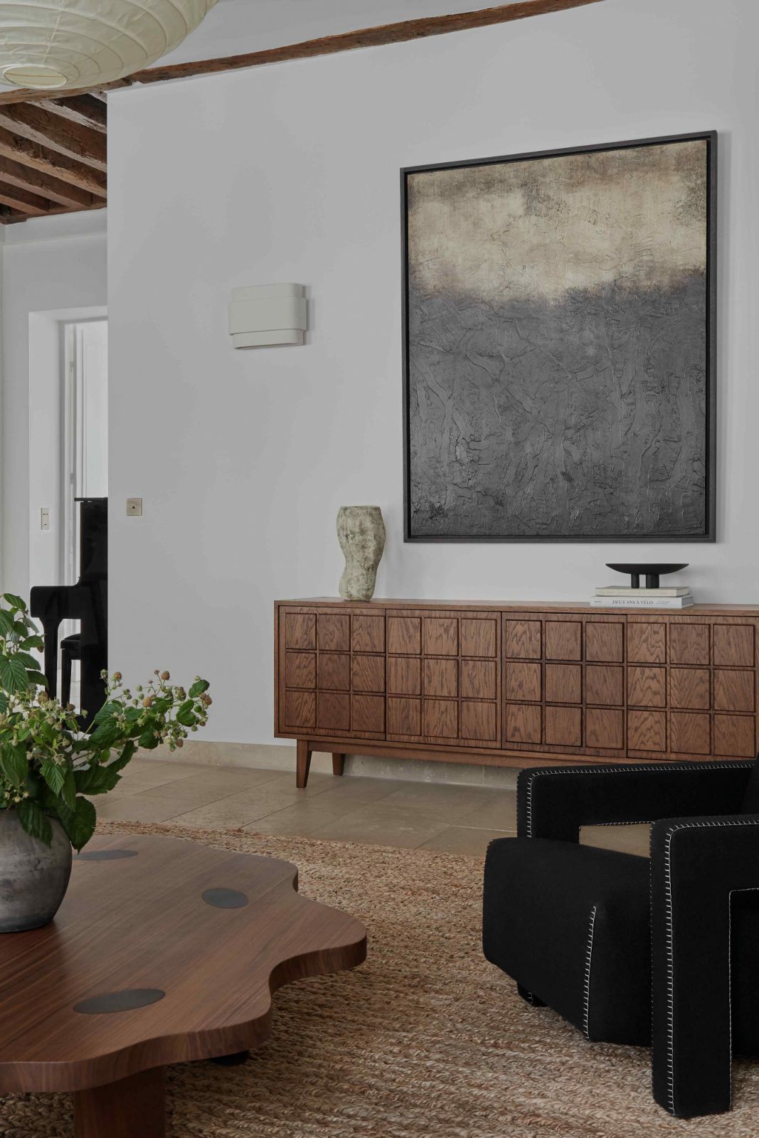 Spanish artist Javier Torres' artwork over a custom built storage unit