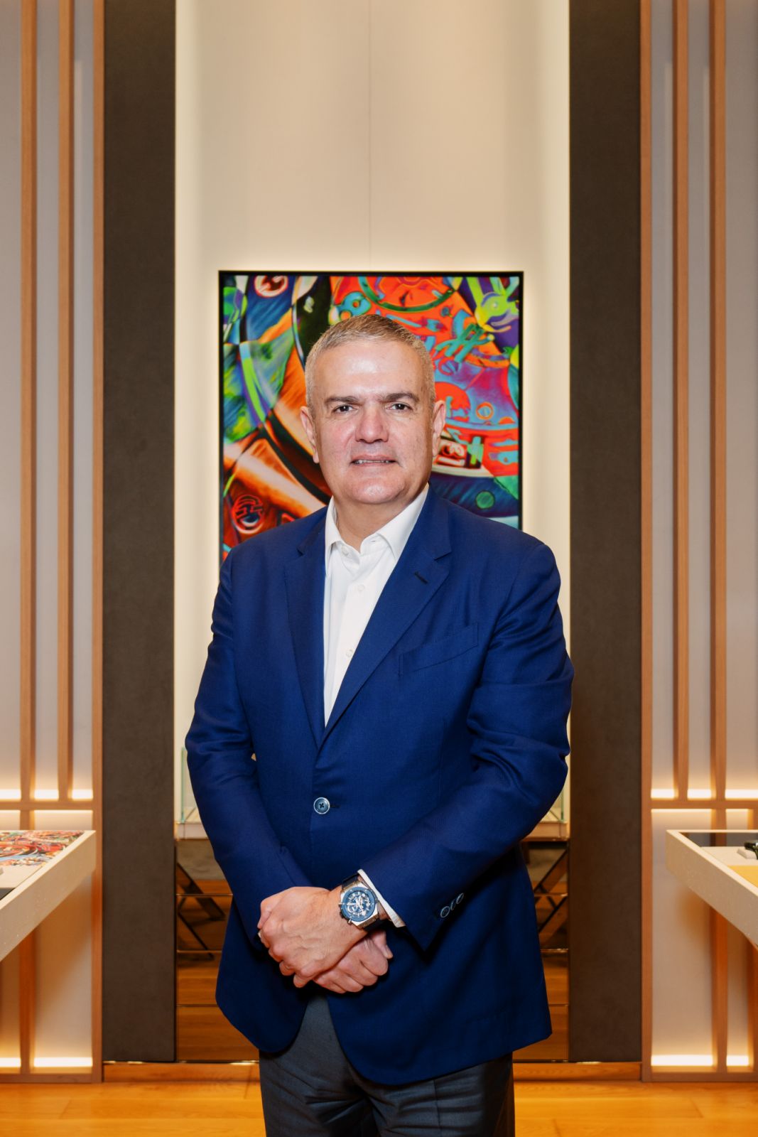 Ricardo Guadalupe, CEO of Hublot, at the Hublot boutique in The Exchange TRX, Kuala Lumpur
