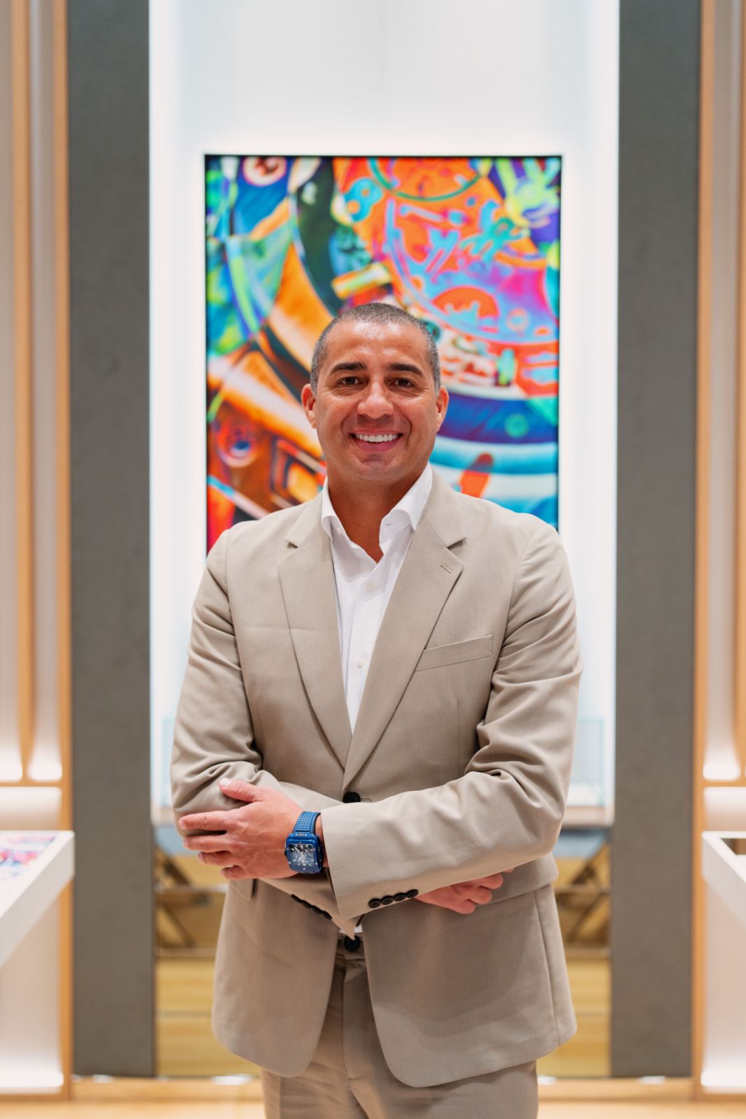 David Trezeguet at the Hublot boutique in The Exchange TRX, Kuala Lumpur