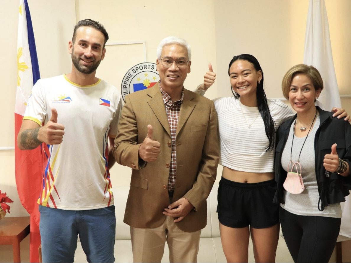 Luka Gabrilo and Kayla Sanchez's team (Photo: Instagram / @phil.sportscommission)