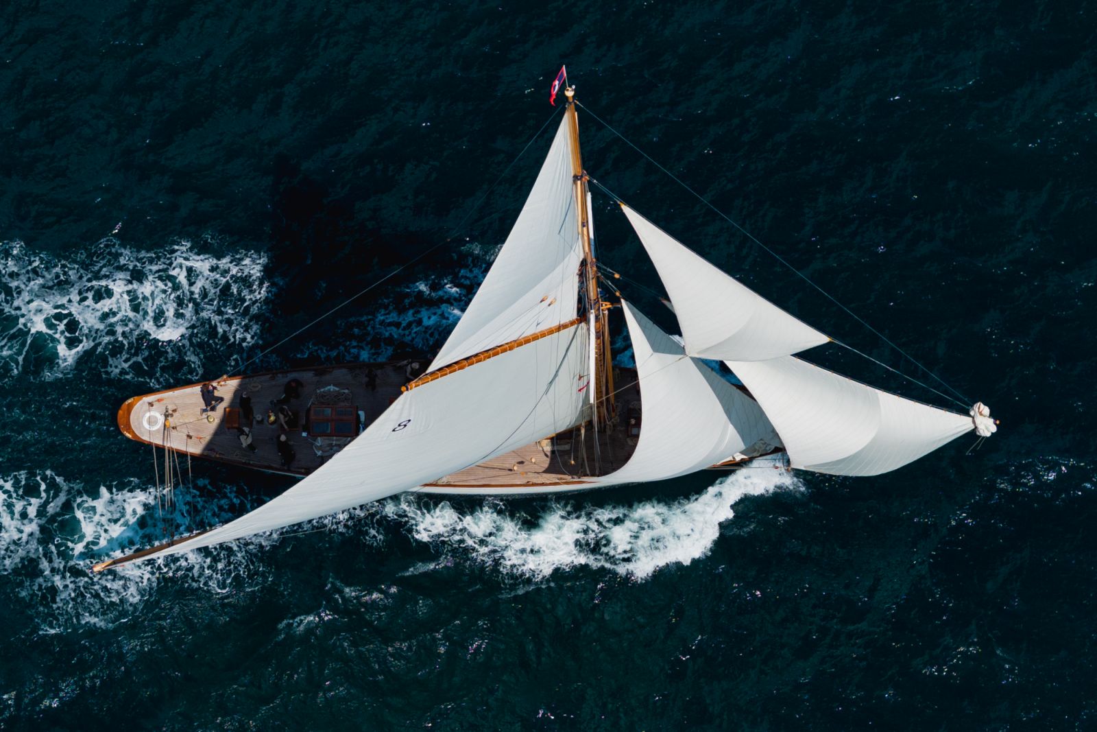 Moonbeam IV, Richard Mille Cup regatta, sailing classic events, between Falmouth and Le Havre from June 2nd to 15th 2024 - Photo: Harry Kenney-Herbert / DPPI