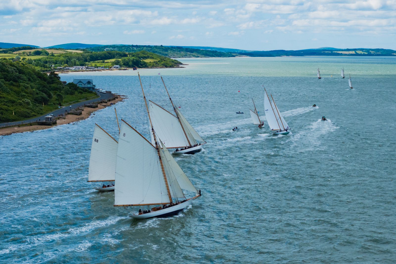 Moonbeam IV, Richard Mille Cup regatta, sailing classic events, between Falmouth and Le Havre from June 2nd to 15th 2024 - Photo: Harry Kenney-Herbert / DPPI