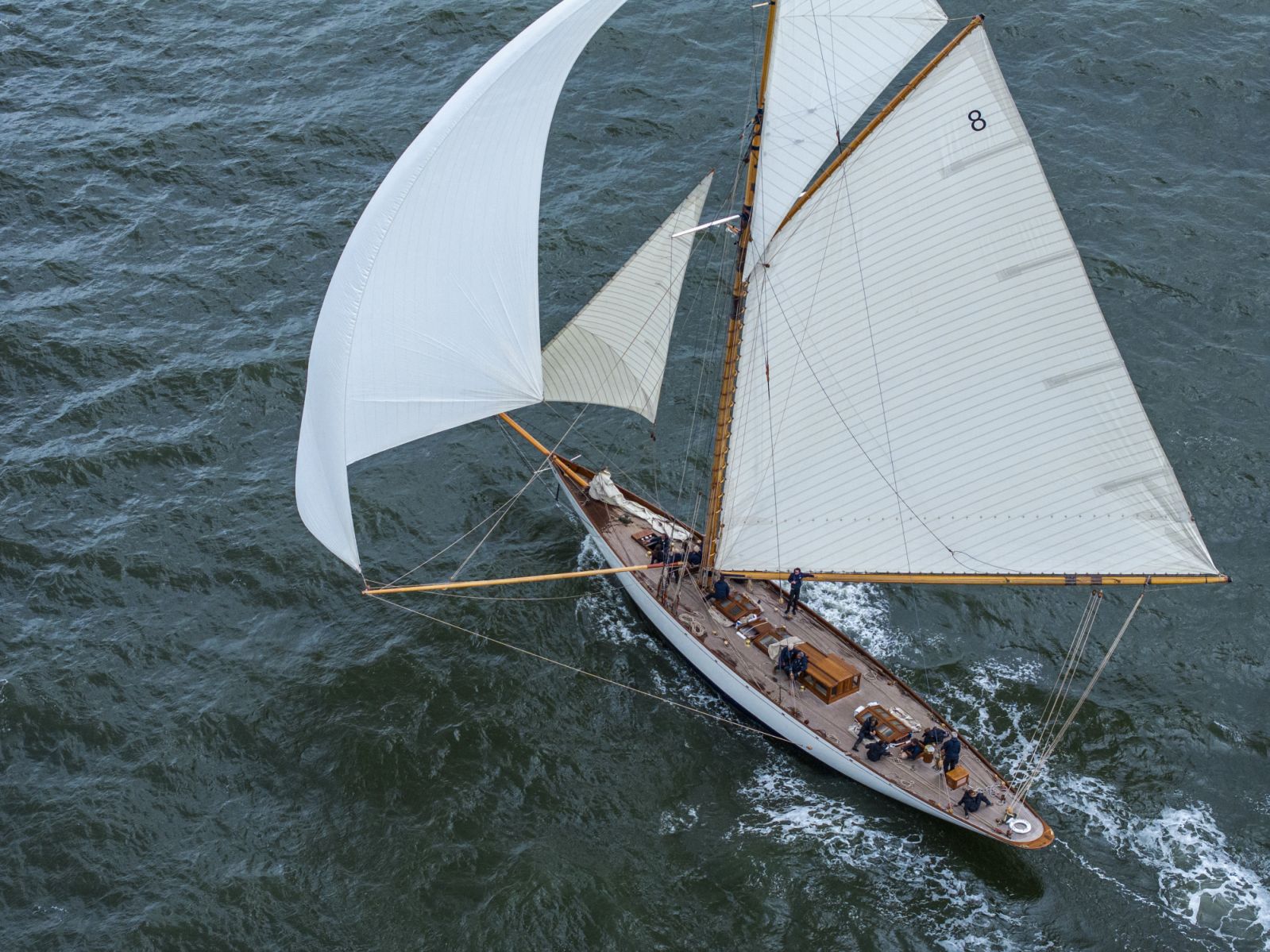 Moonbeam IV, Richard Mille Cup regatta, sailing classic events, between Falmouth and Le Havre from June 2nd to 15th 2024 - Photo: Yann Riou / DPPI
