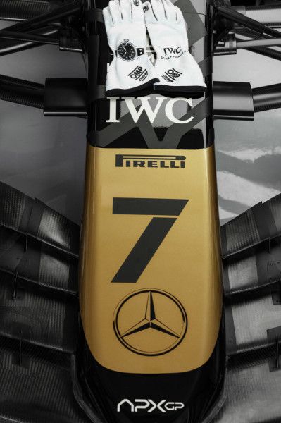 The fictional APX GP team, featuring IWC Schaffhausen branding (Photo: IWC Schaffhausen Website)