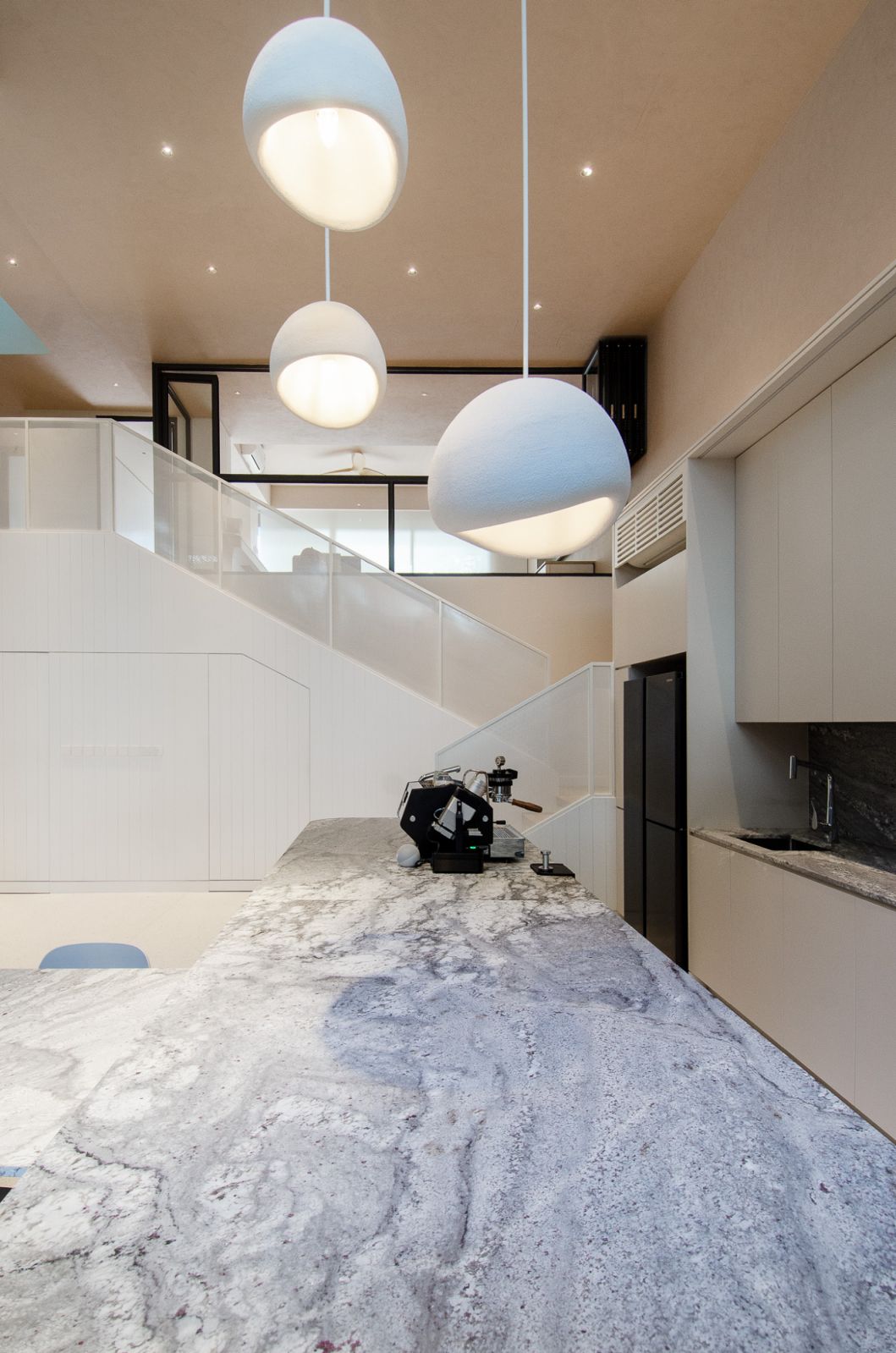 Contrasting textures and shapes add interest