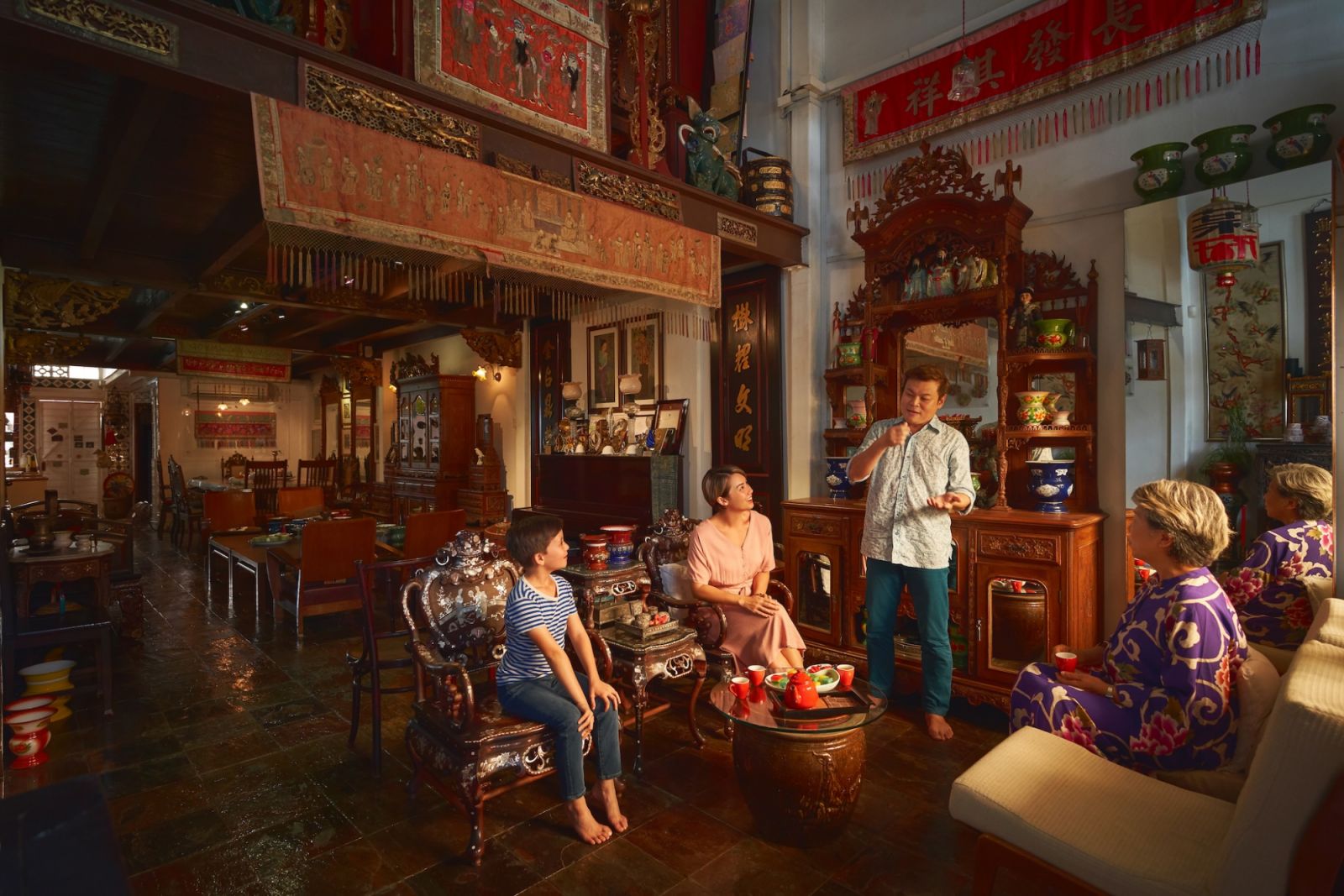 Alvin Yapp hosting guests in The Intan Musuem (Credits: The Intan)