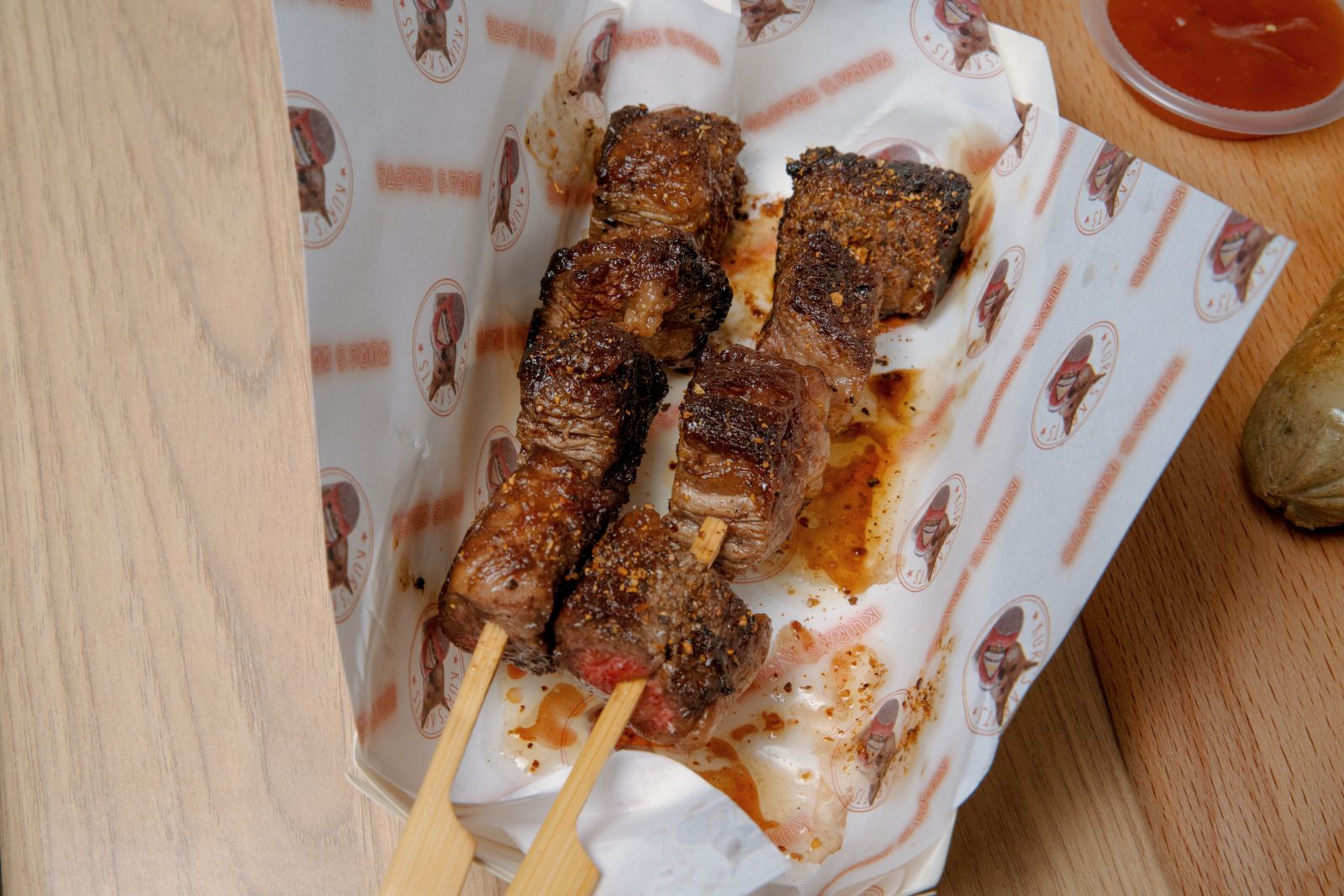Wagyu skewers that are still on the menu today
