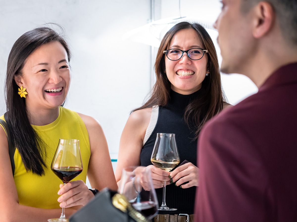 Estelle Tan, Haidee Ng and Tyler Wisler