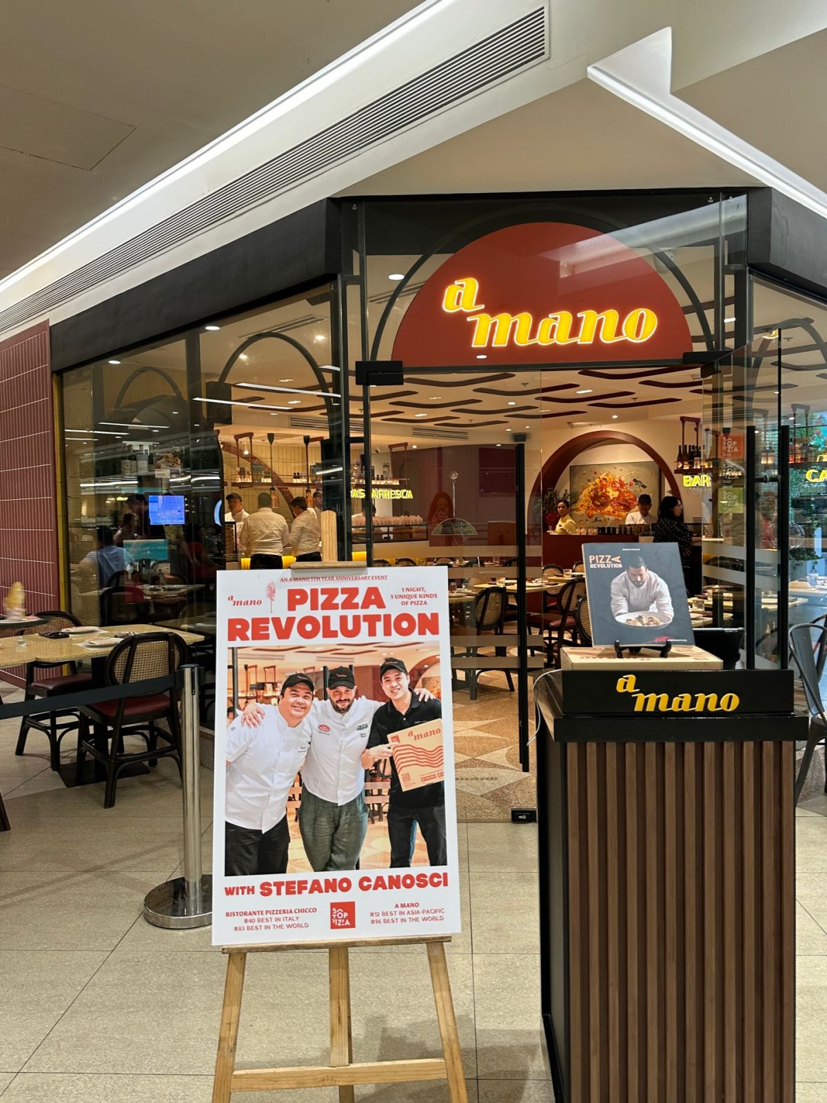 Pizza Revolution A Mano Anniversary - A Mano x Stefano Canosci