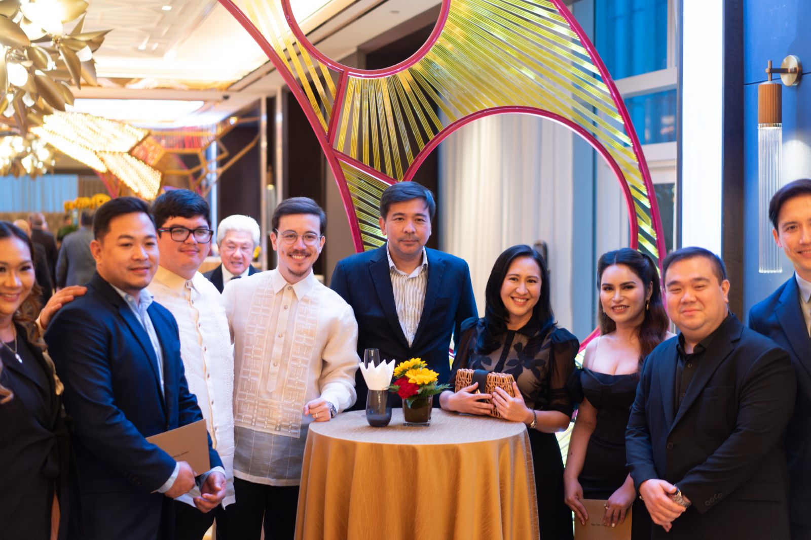 Rep Arjo Atayde and Mayor Joy Belmonte with guests