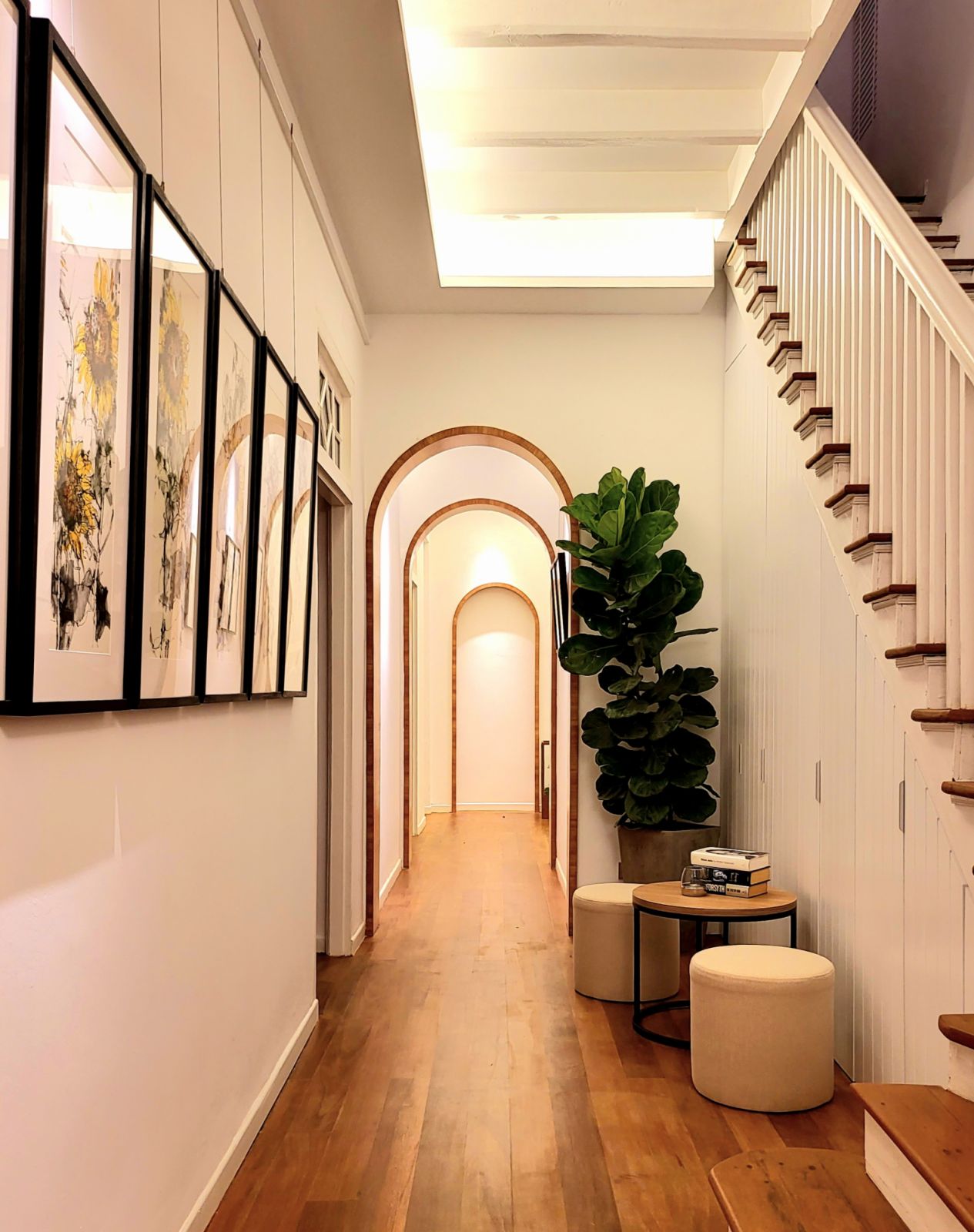 Timber flooring were restored to its natural tone (Photo: Courtesy of BETA Architect)