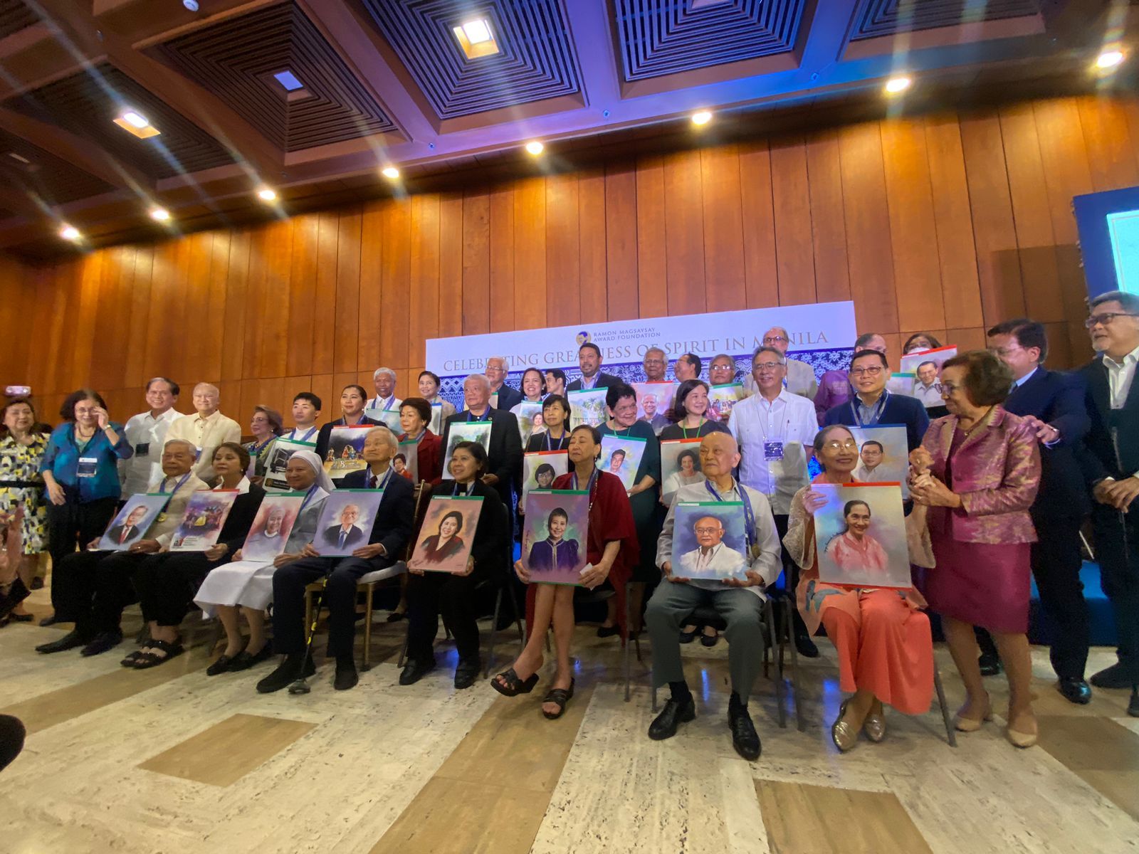 The Ramon Magsaysay Award Foundation laureates and their representatives
