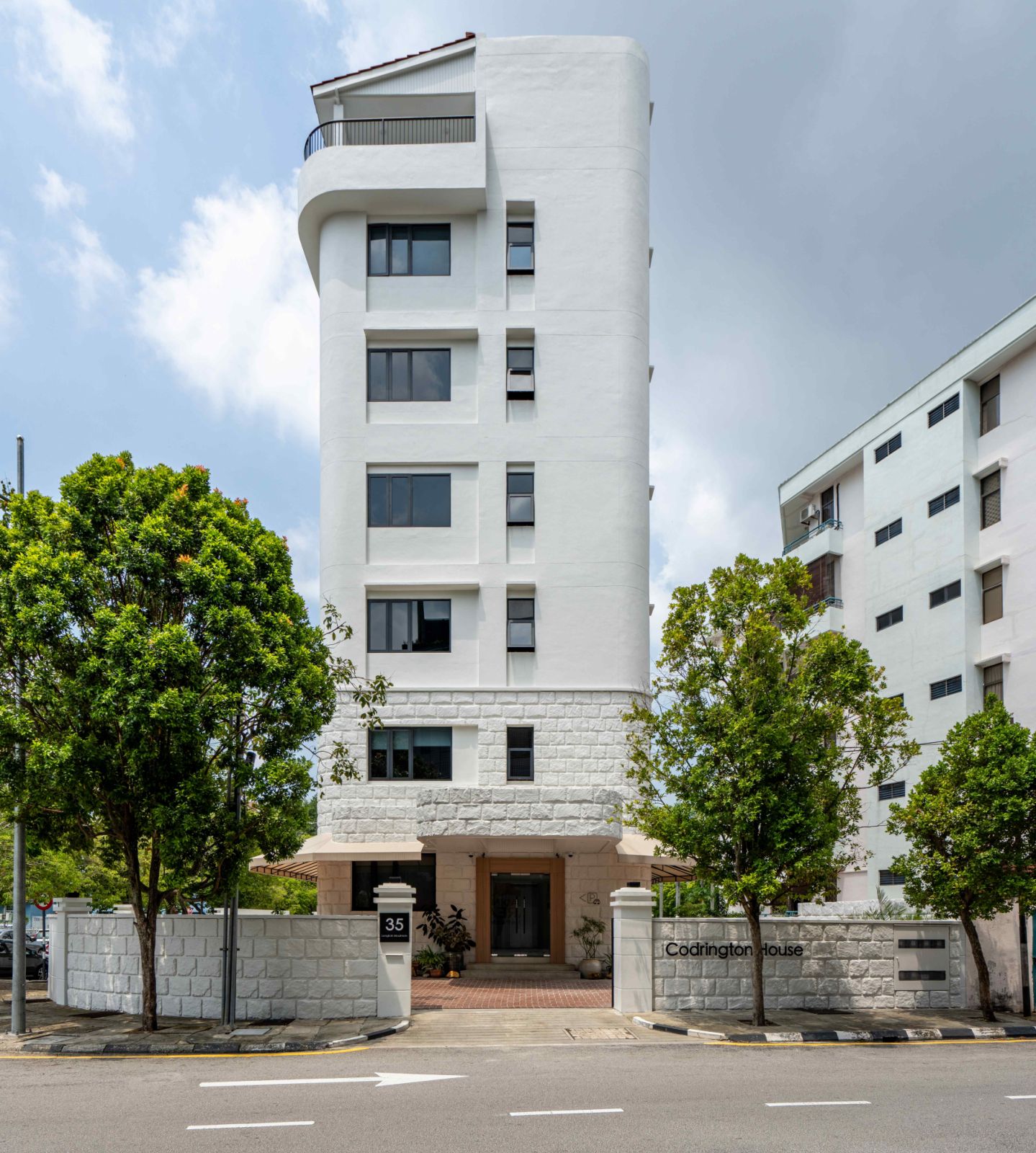 The five-storey Codrington House (Photo: Courtesy of CEED Design)