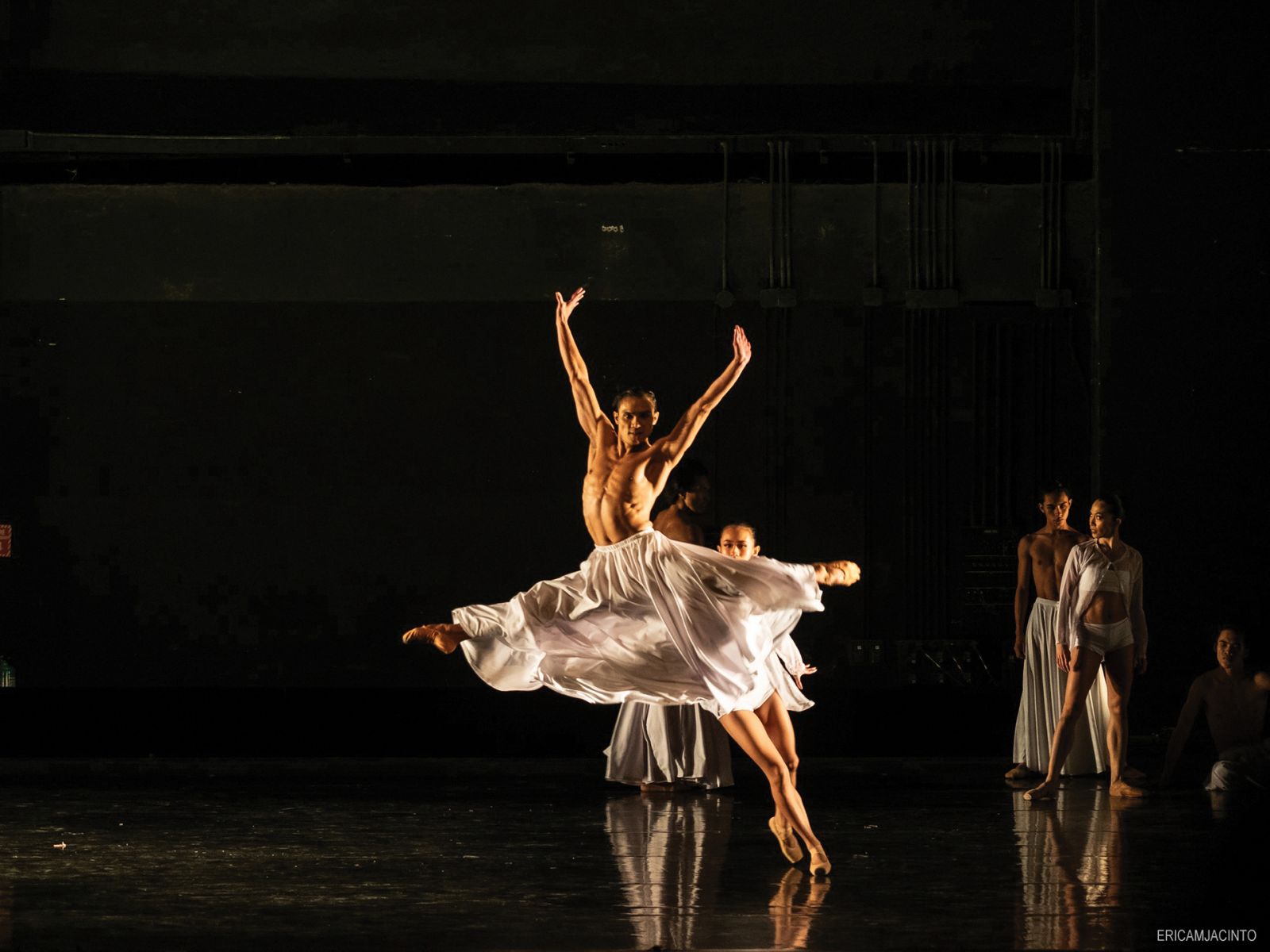 Ejay Arisola in Augustus “Bam” Damian III’s 2005 choreographic work, ‘After Whom’, with music composed by Jerrold Tarog, restaged by Alice Reyes Dance Philippines this 2024