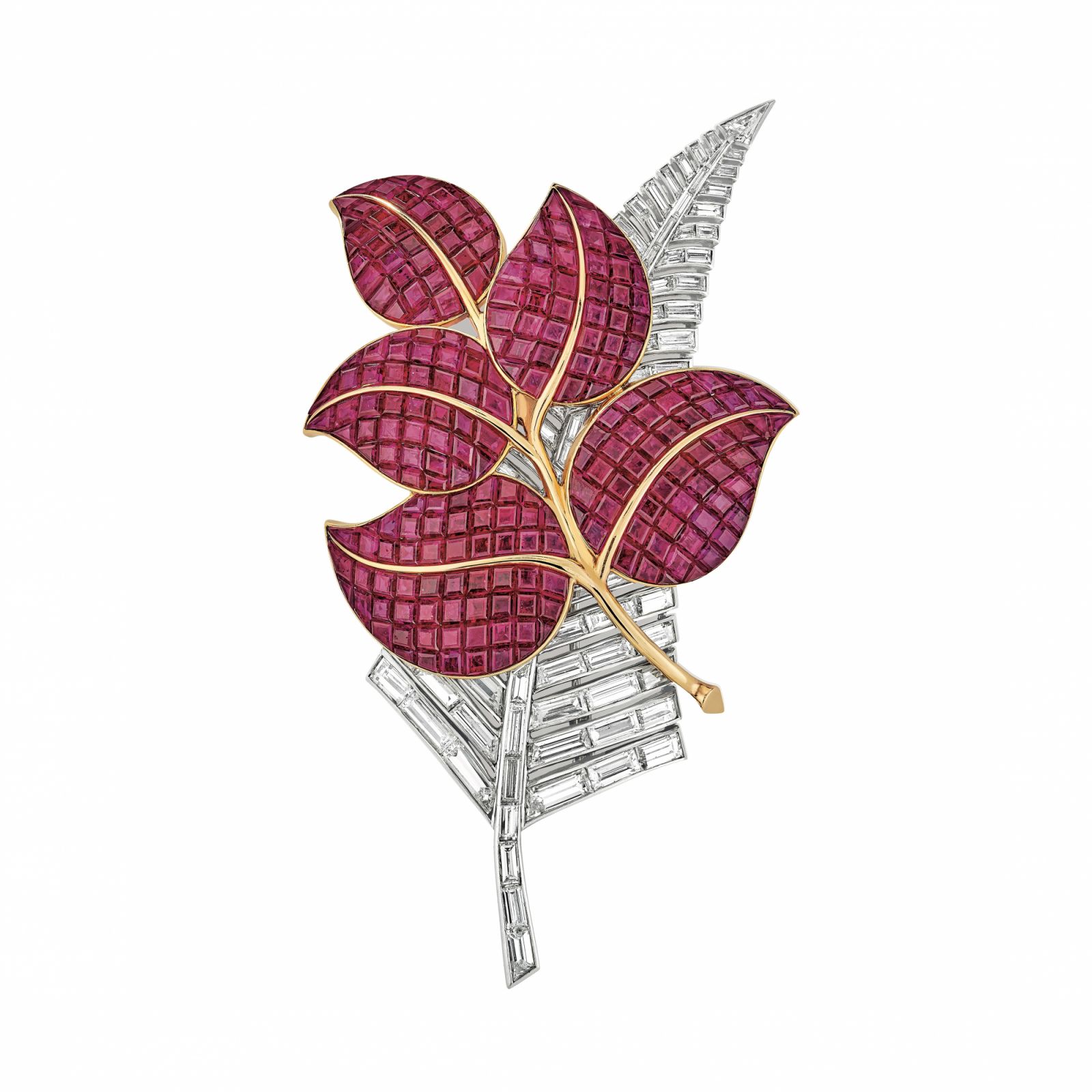 Mẫu trâm cài áo Fleur vào khoảng năm 1936 (Ảnh: Van Cleef & Arpels)