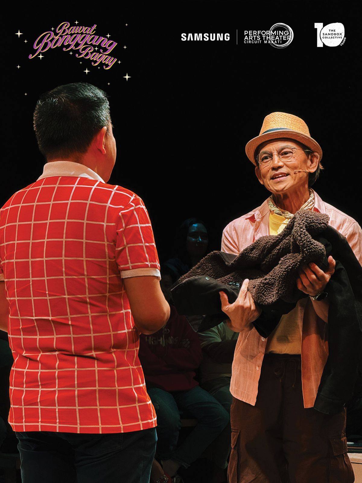 Jon Santos in the 2024 production of ‘Bawat Bonggang Bagay’, staged at the Samsung Performing Arts Theater in Circuit Makati in time for the Pride Month