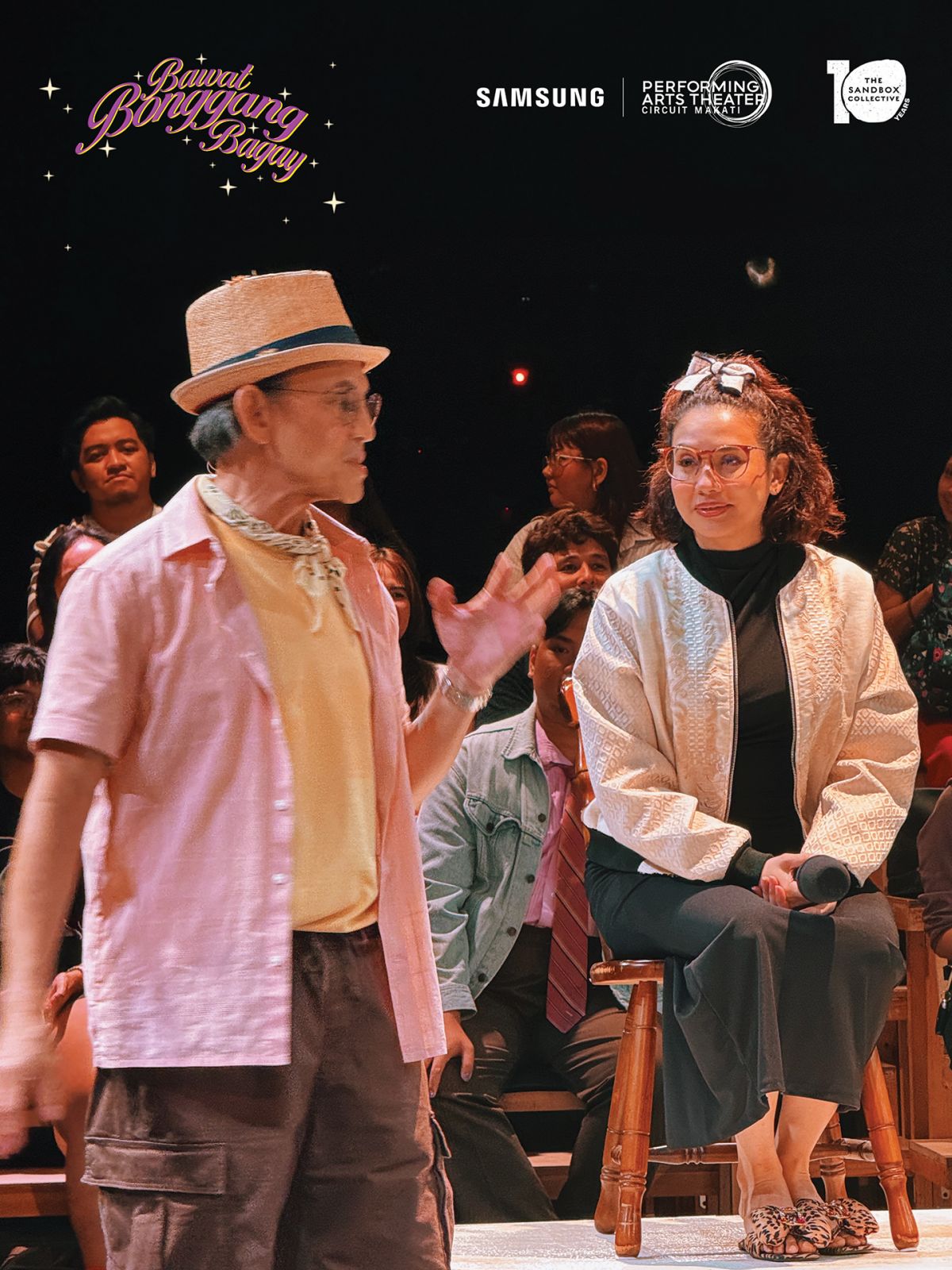 Jon Santos in the 2024 production of ‘Bawat Bonggang Bagay’, staged at the Samsung Performing Arts Theater in Circuit Makati in time for the Pride Month
